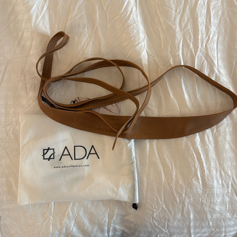 Ada Brown Wrap Belt